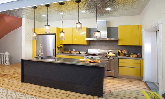 تأثیر پذیری آشپزخانه از رنگ ها در طراحی دکوراسیون