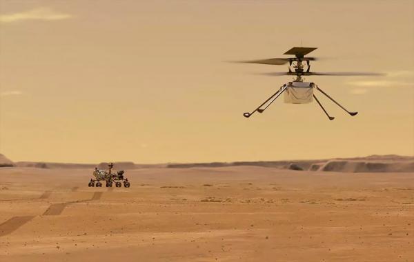 هلیکوپتر مریخی ناسا بار دیگر در آسمان مریخ به پرواز درآمد
