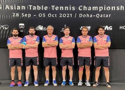 شکست تیم ملی تنیس روی میز ایران در قهرمانی آسیا، فرصت کسب مدال از دست رفت